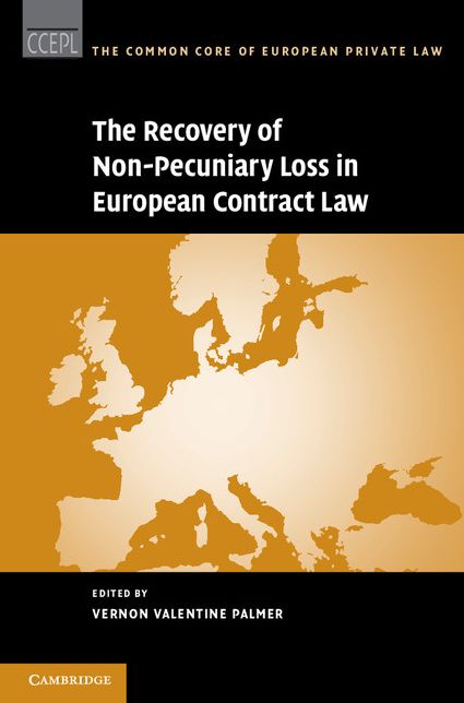 The Recovery of Non-Pecuniary Loss in European Contract Law