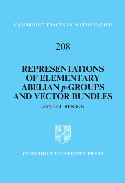 Representations of Elementary Abelian p-Groups and Vector Bundles