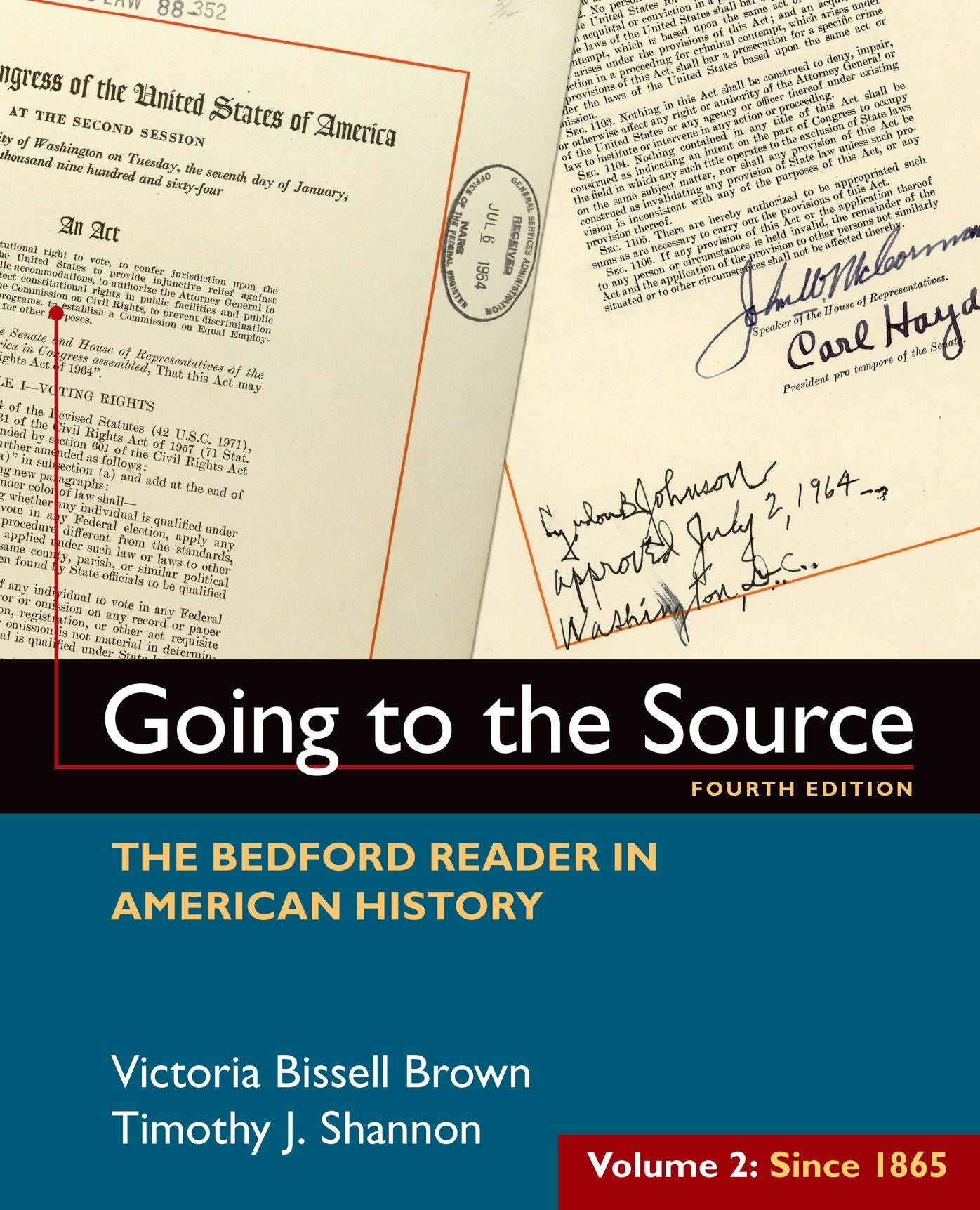 Going to the Source: Bedford Reader, Volume 2