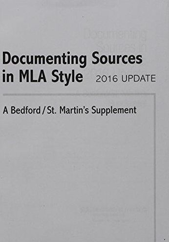Document Sources In MLA Style 2016 Update