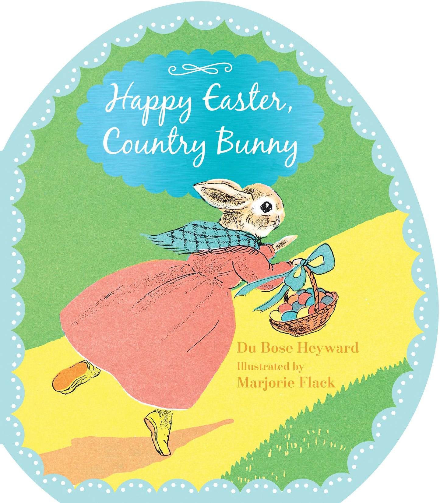 Happy Easter, Country Bunny (shaped board book)