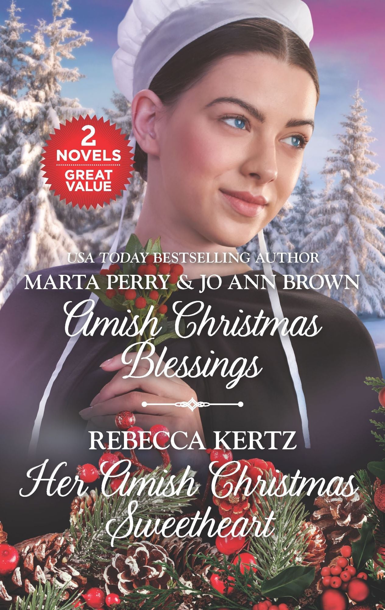 Amish Christmas Blessings and Her Amish Christmas Sweetheart: The Midwife's Christmas SurpriseA Christmas to Remember