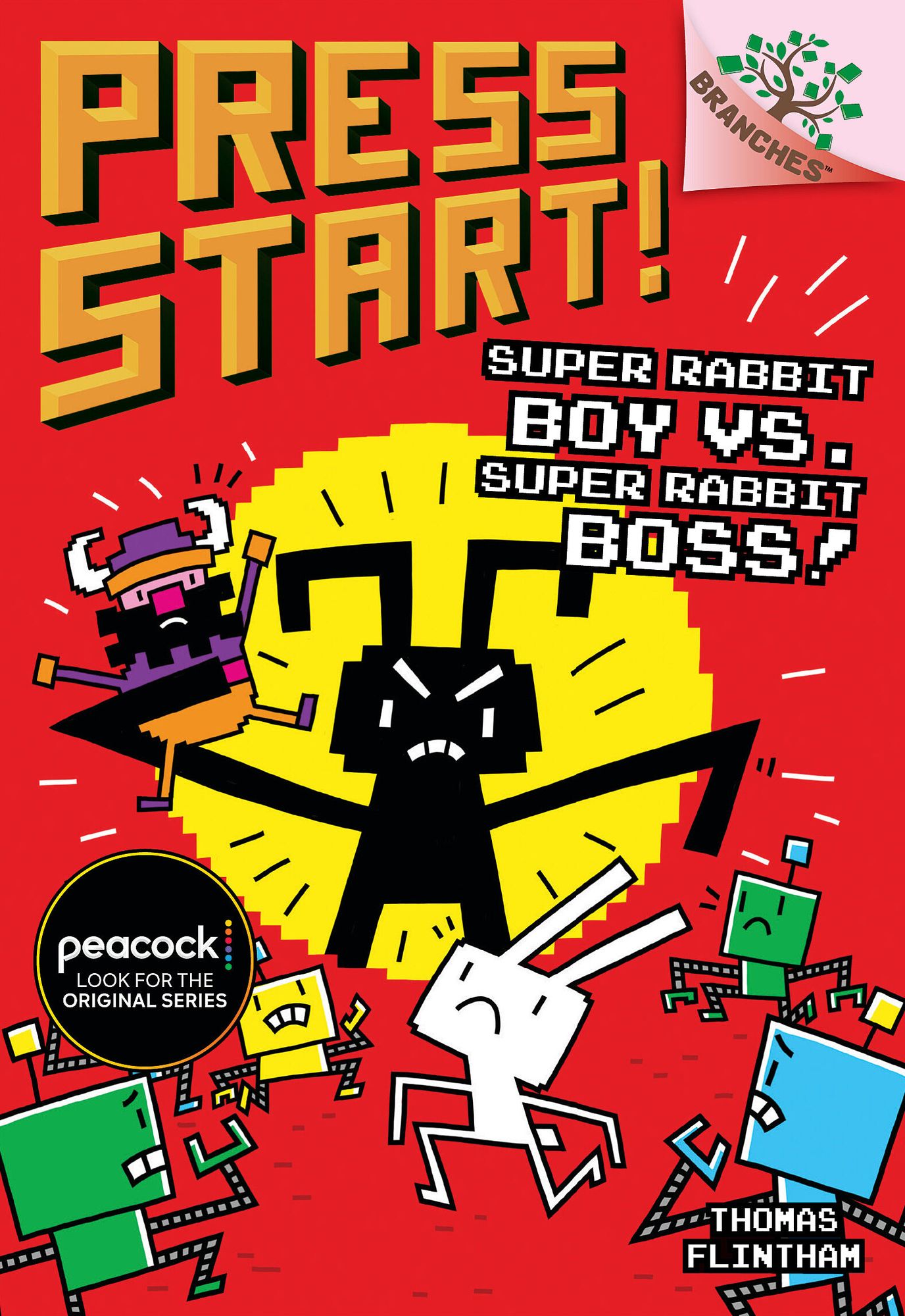 Super Rabbit Boy vs. Super Rabbit Boss! A Branches Book (Press Start! #4)