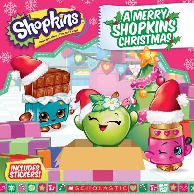 A Merry Shopkins Christmas (Shopkins: 8x8 with stickers)