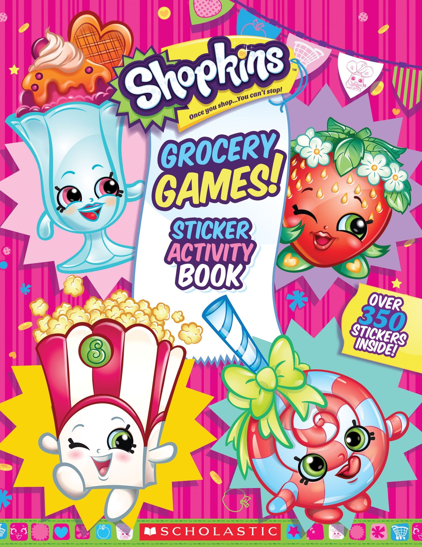 Grocery Games! (Shopkins: Jumbo Sticker Activity Book)