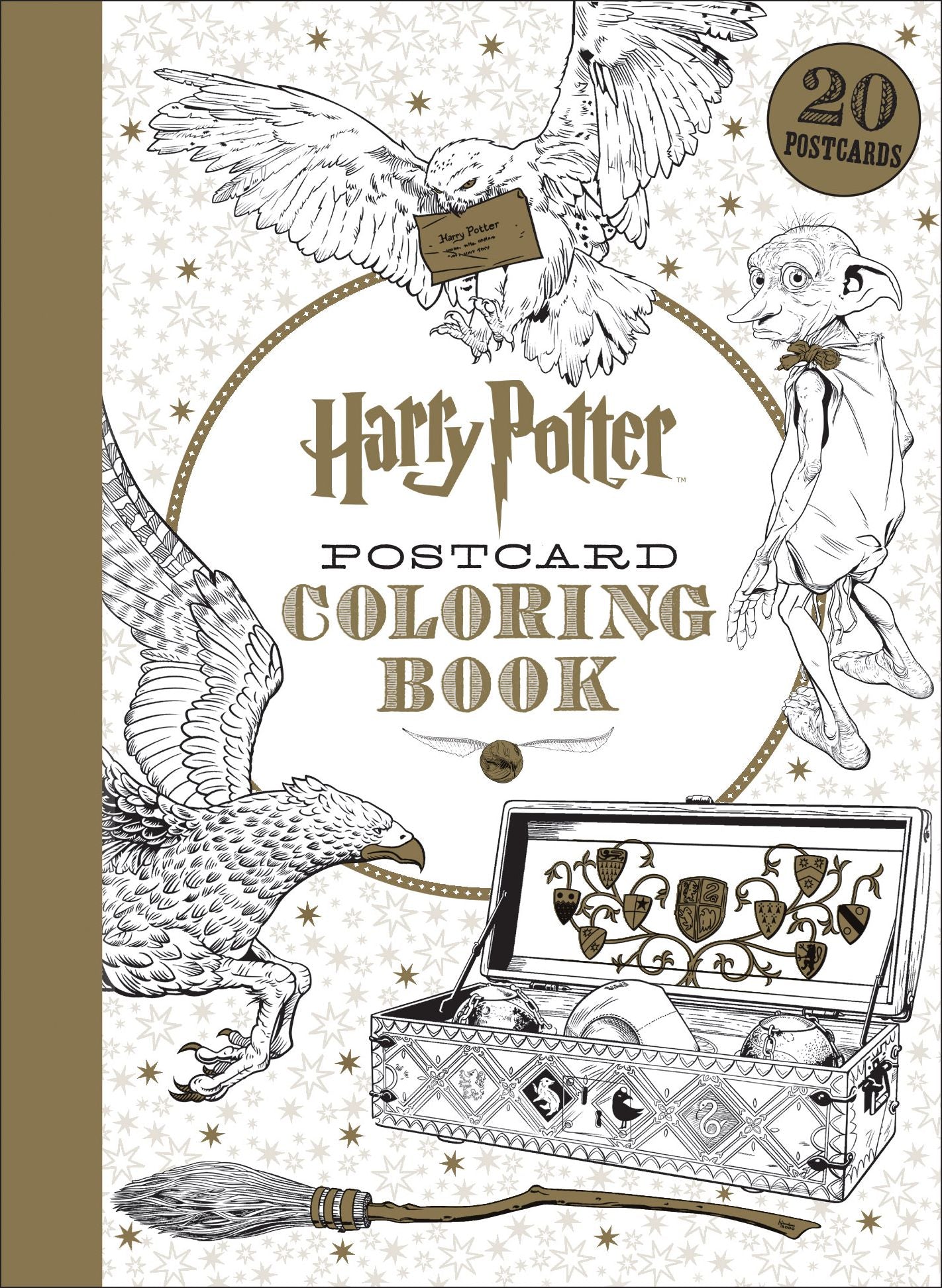 Harry Potter Postcard Coloring Book