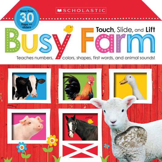Touch, Slide, and Lift Busy Farm (Scholastic Early Learners)