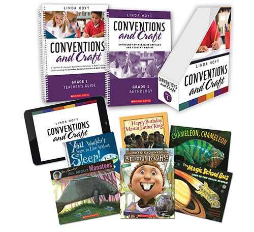 Conventions and Craft, Grade 1: A Full Year of Literature-Based Micro-Workshops to Build Essential Understandings for Grammar, Sentence Structure & Word Study