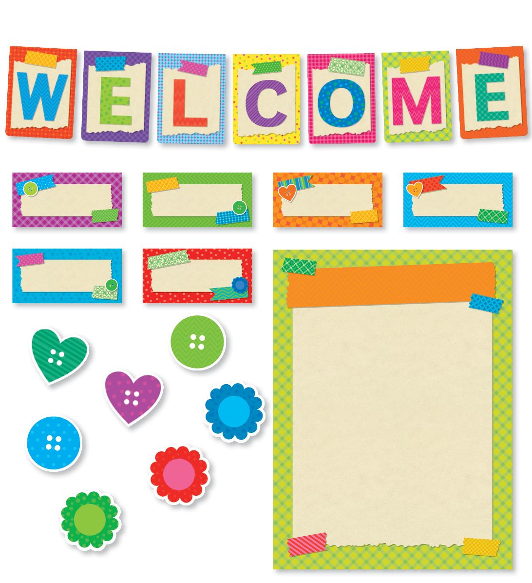 Tape It Up! Welcome Bulletin Board