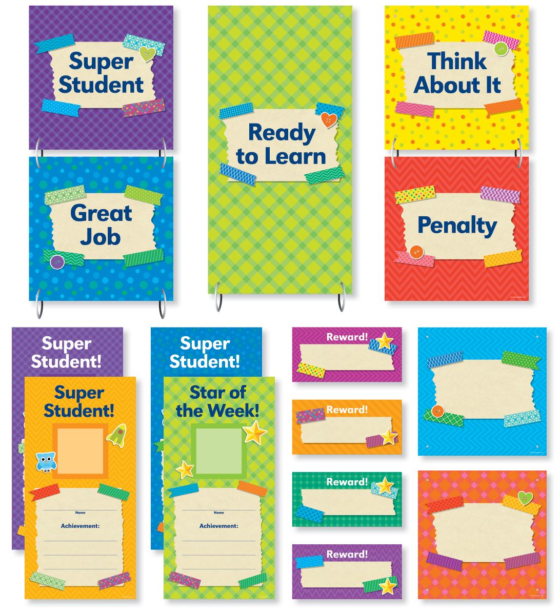 Tape It Up! Behavior Clip Chart Mini Bulletin Board