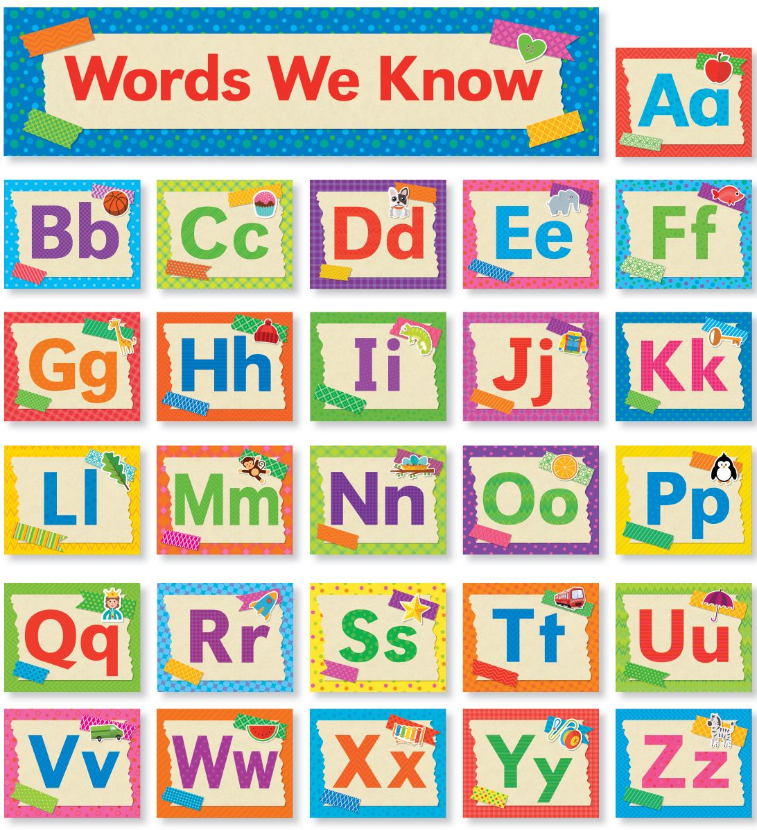 Tape It Up!: Alphabet Mini Bulletin Board
