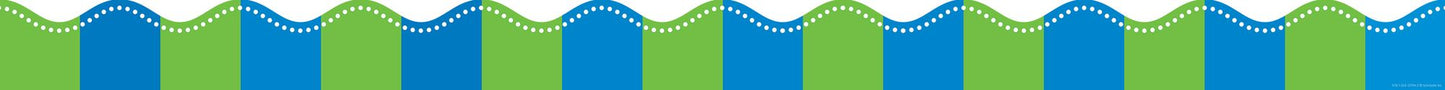 Color Your Classroom: Tropical Scalloped Trimmer