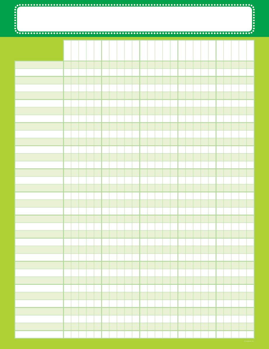 Color Your Classroom: Incentive Chart