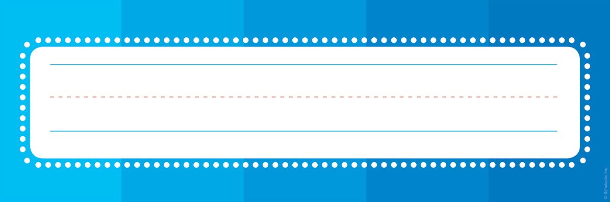 Color Your Classroom Name Plates