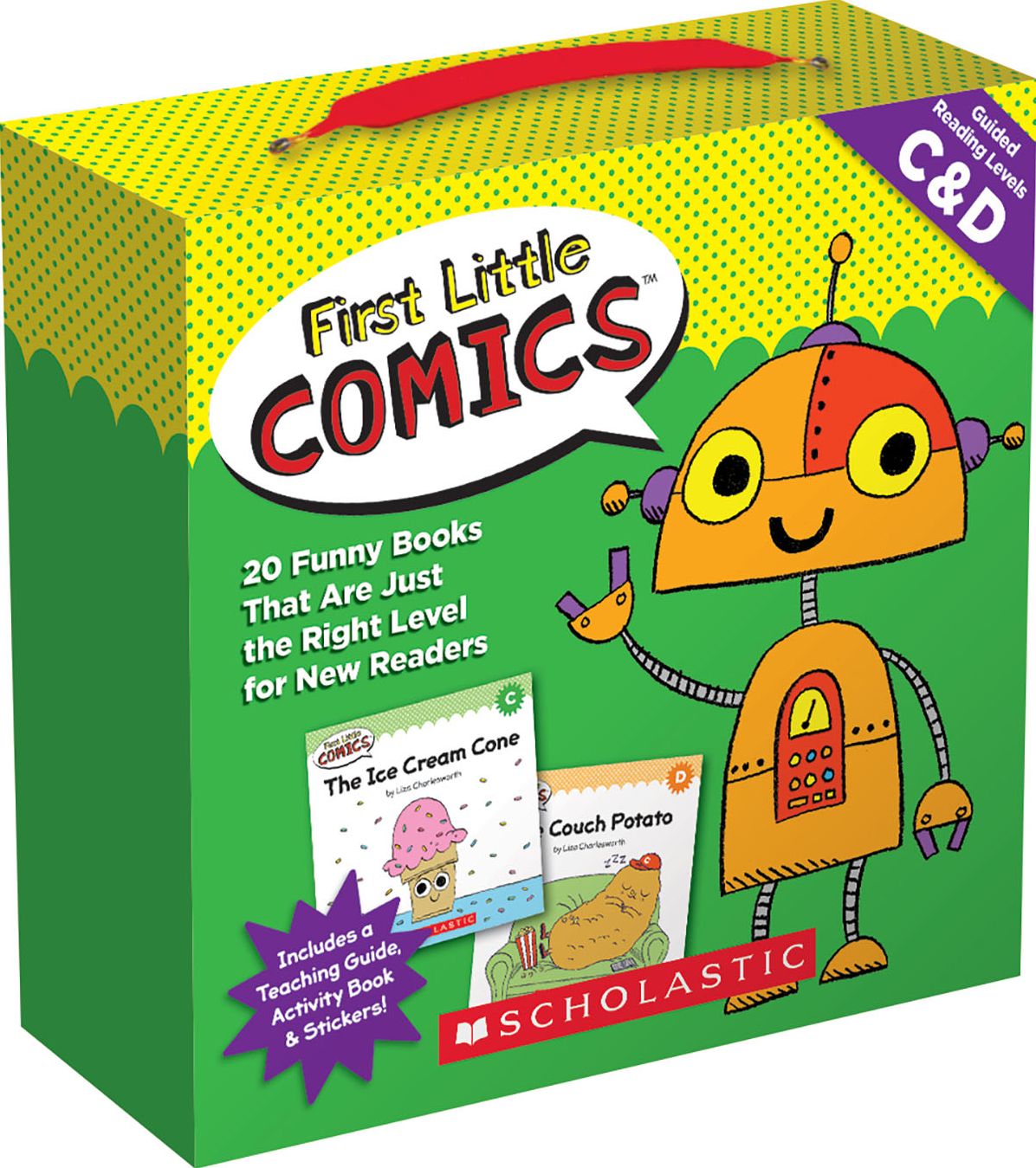 First Little Comics Parent Pack: Levels C & D: 20 Funny Books That Are Just the Right Level for New Readers