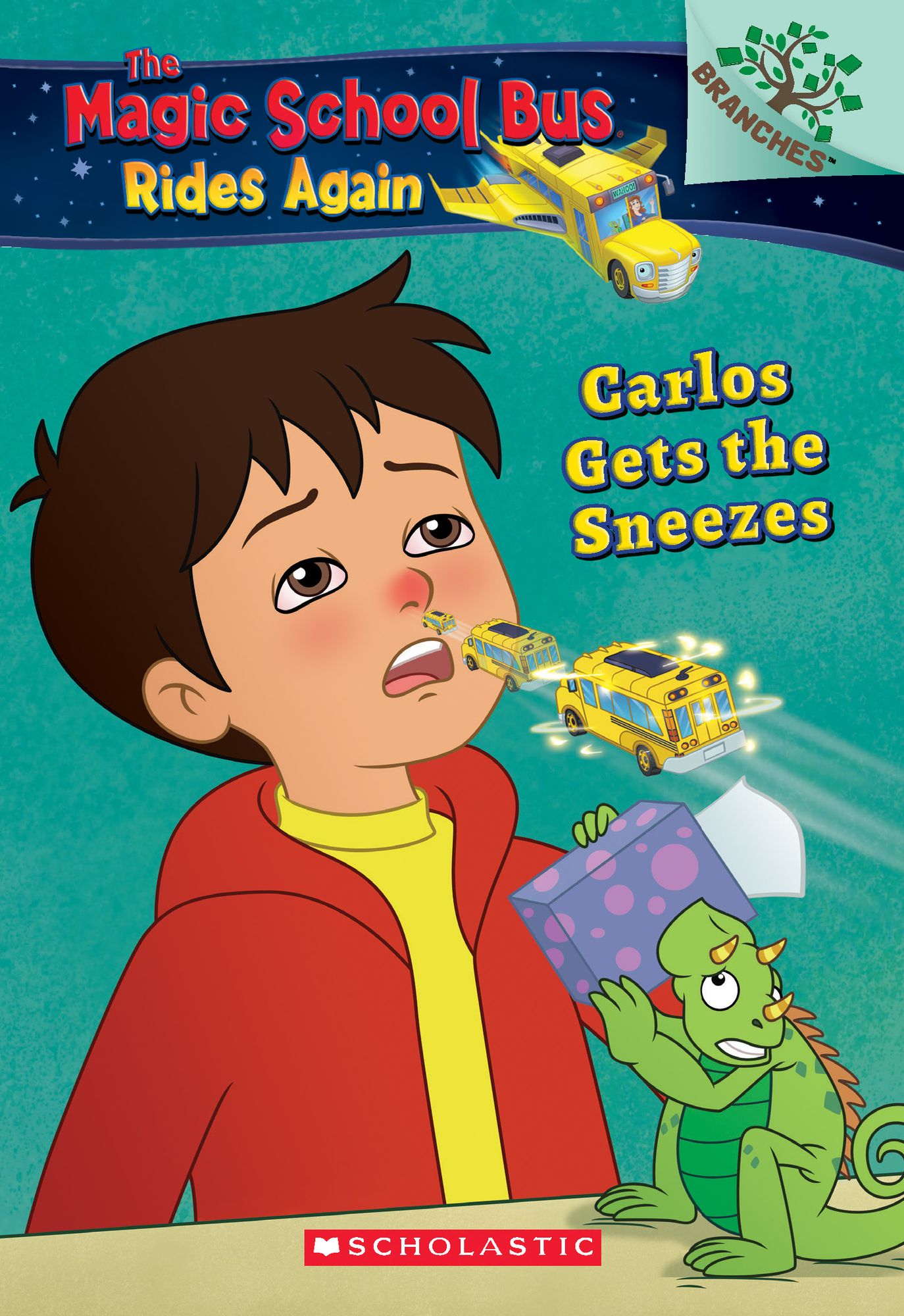 Carlos Gets the Sneezes: Exploring Allergies: A Branches Book (The Magic School Bus Rides Again)