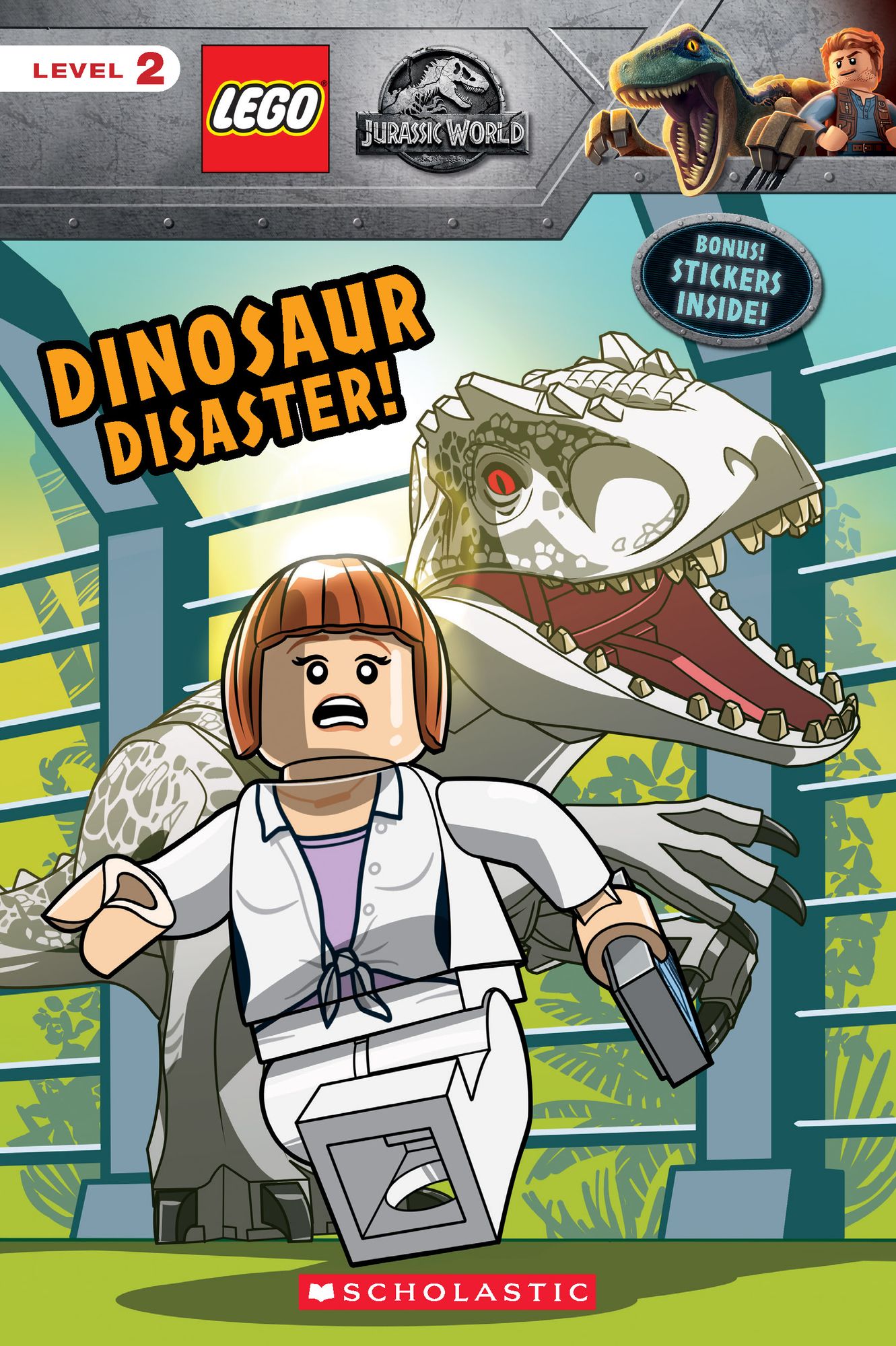 Reader with Stickers (LEGO Jurassic World)