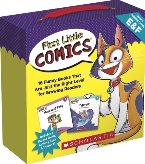 First Little Comics: Levels E & F (Parent Pack): 16 Funny Books That Are Just the Right Level for Growing Readers