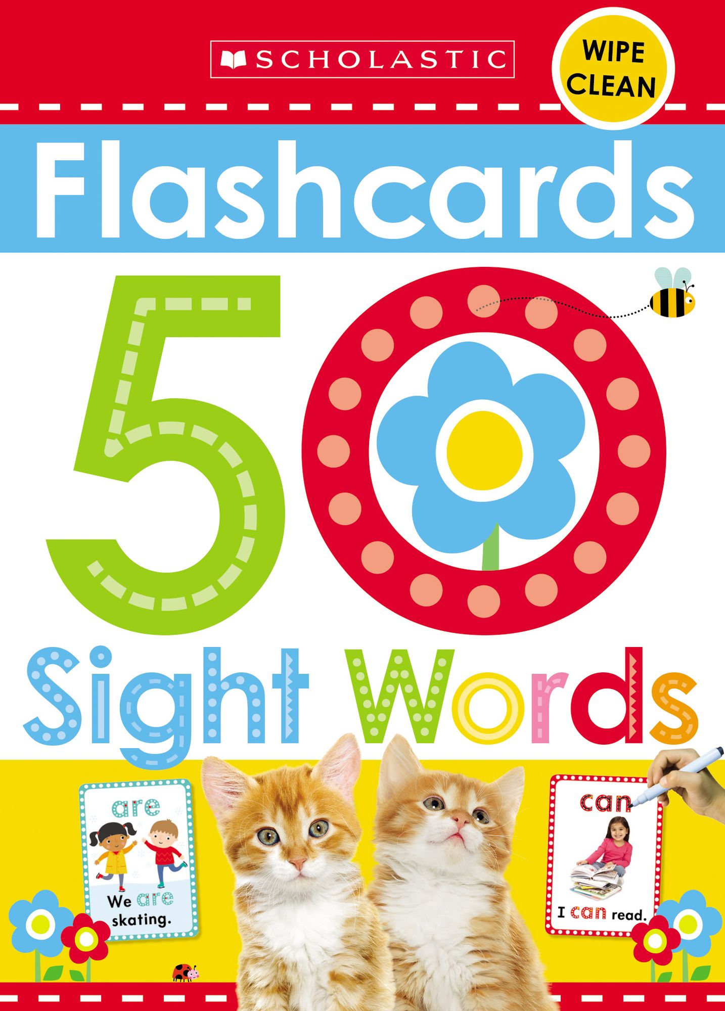 Flashcards - 50 Sight Words (Scholastic Early Learners)