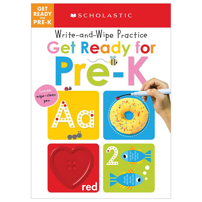 Write and Wipe Practice: Get Ready for Pre-K (Scholastic Early Learners)