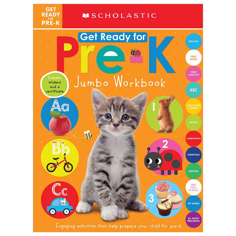Giant Workbook: Get Ready for Pre-K (Scholastic Early Learners)