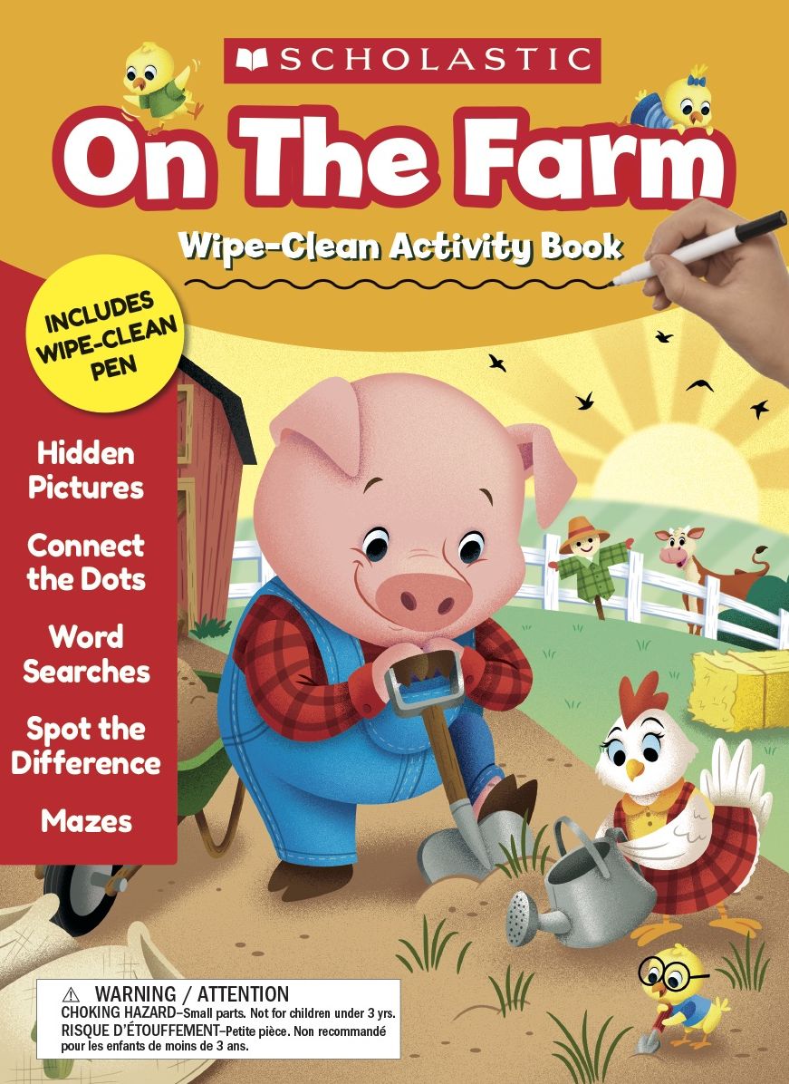 On the Farm Wipe-Clean Activity Book