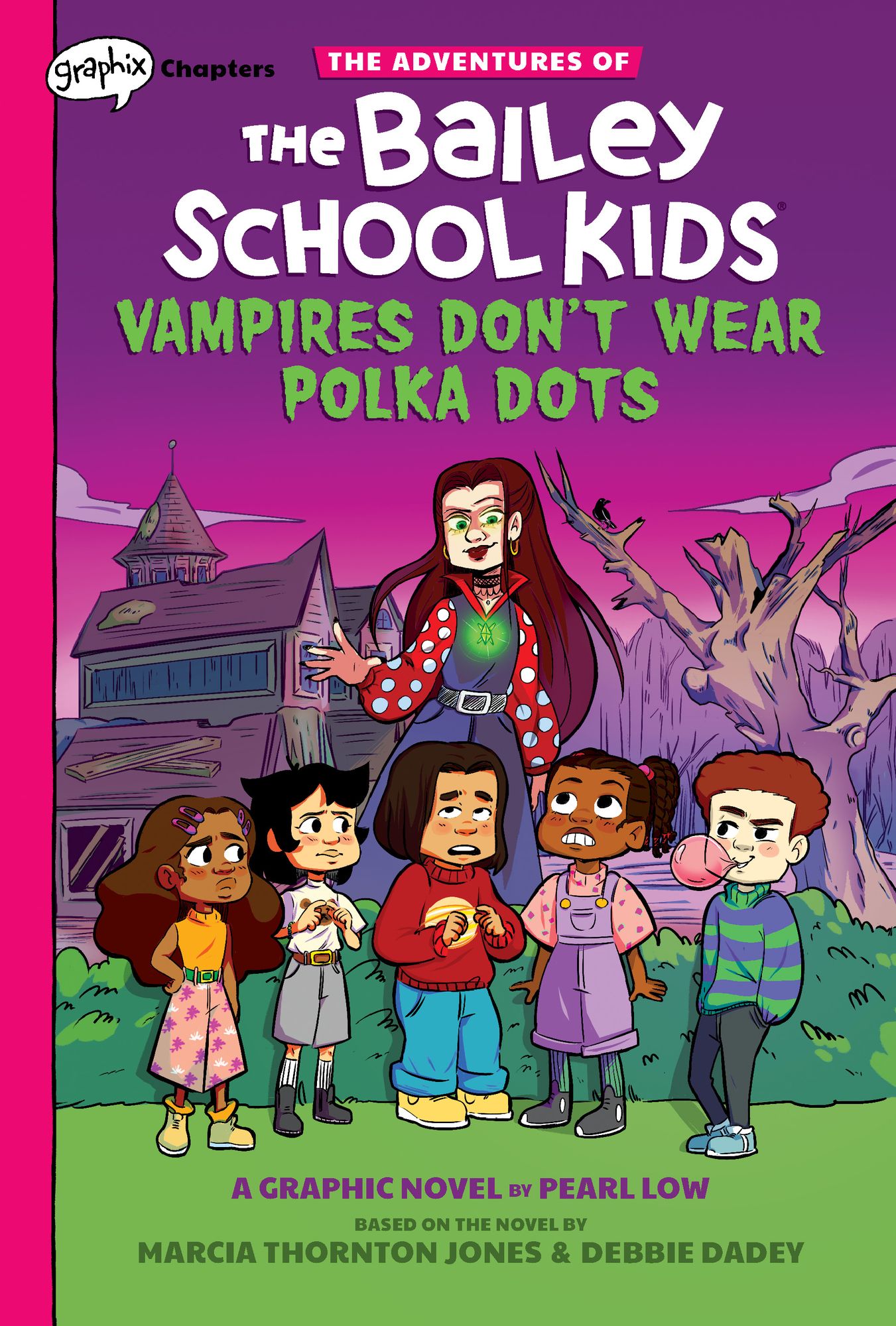 Vampires Don't Wear Polka Dots (The Adventures of the Bailey School Kids Graphic Novel #1)