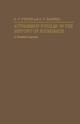Authorship Puzzles in the History of Economics: A Statistical Approach