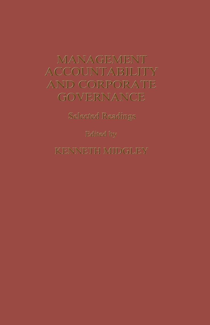 Management Accountability and Corporate Governance: Selected Readings