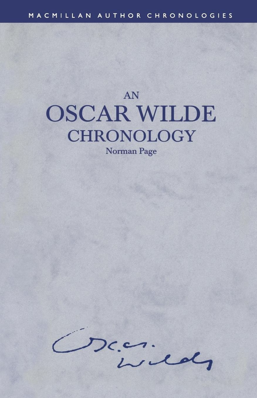 An Oscar Wilde Chronology