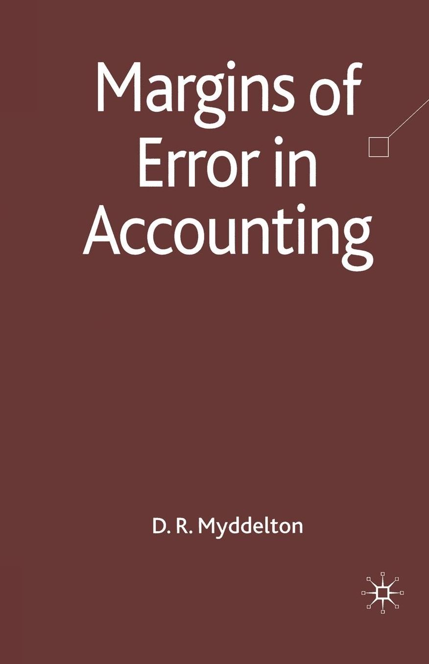 Margins of Error in Accounting