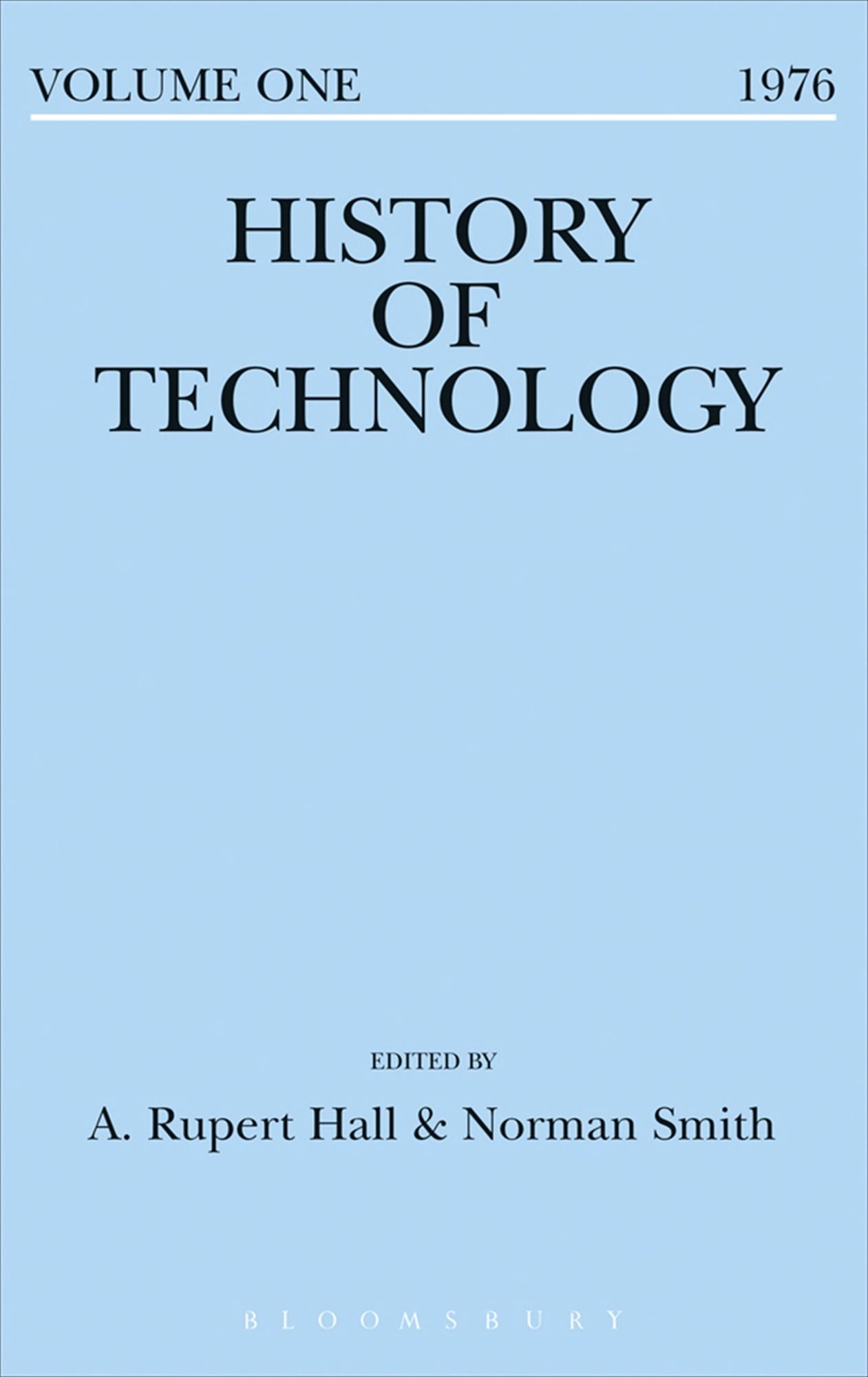 History of Technology Volume 1
