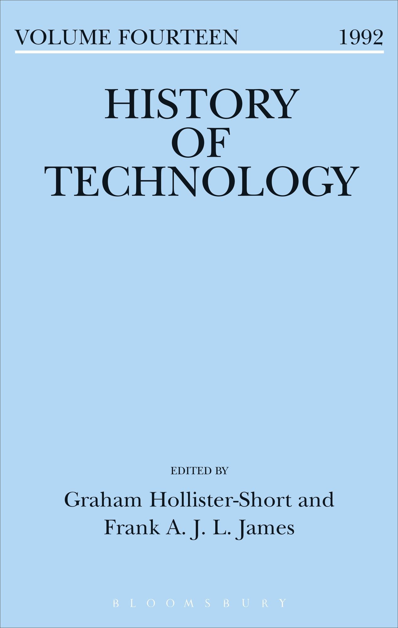 History of Technology Volume 14