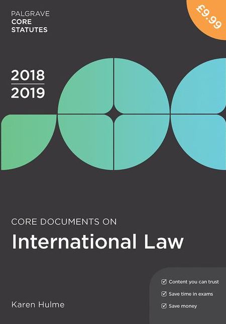 Core Documents on International Law 2018-19
