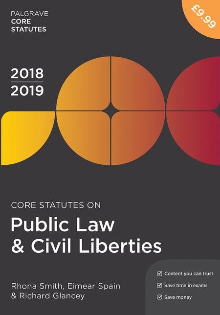 Core Statutes on Public Law #x00026; Civil Liberties 2018-19