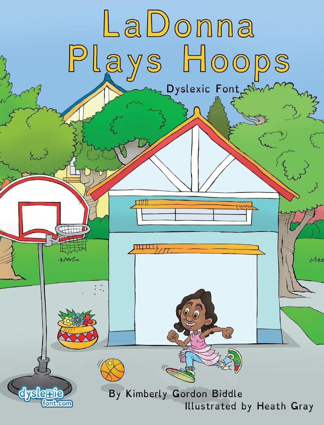 LaDonna Plays Hoops Dyslexic Font