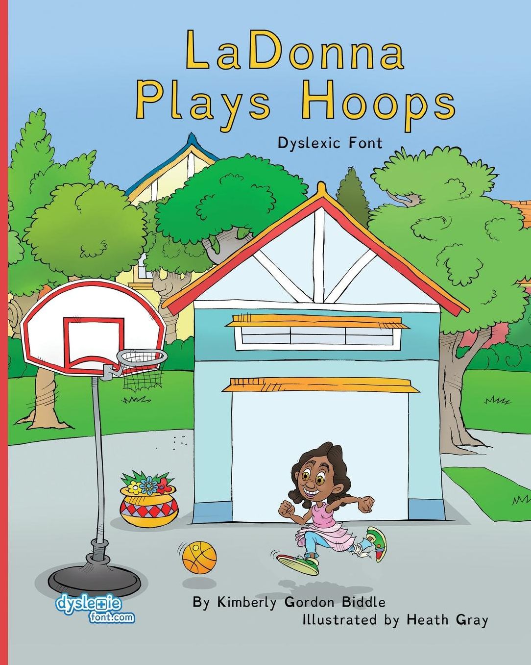 LaDonna Plays Hoops Dyslexic Font