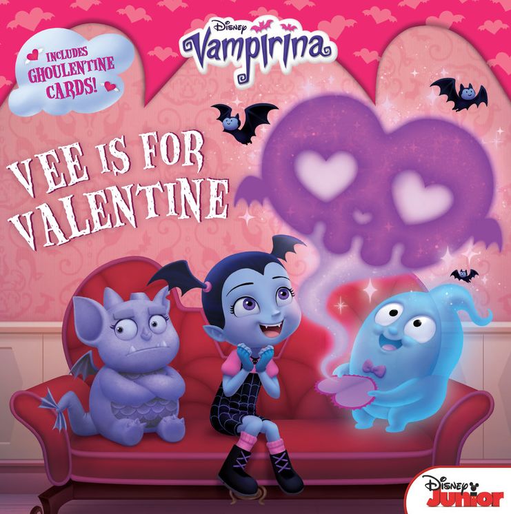 Vampirina Vee is for Valentine: 8x8 with Punch-out Cards