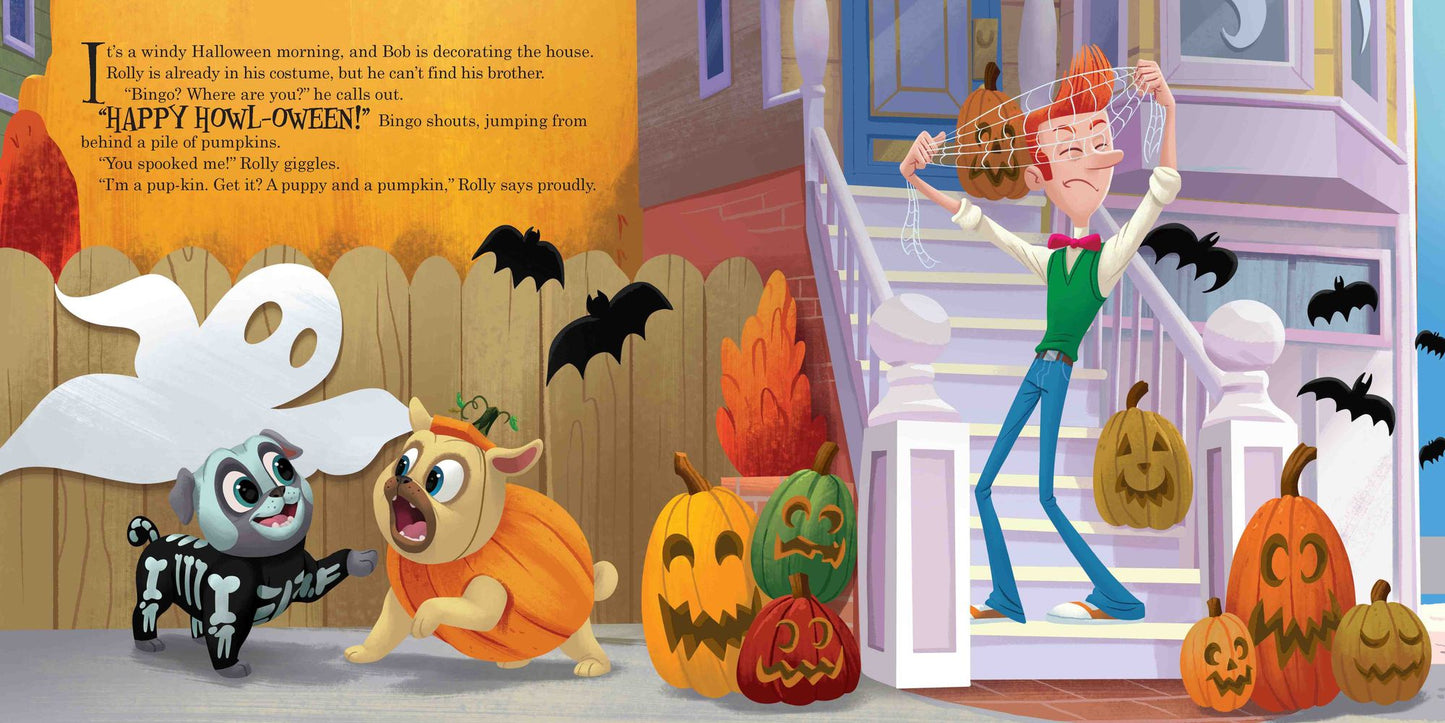 Puppy Dog Pals: Haunted Howl-Oween: With Glow-In-The-Dark Stickers!