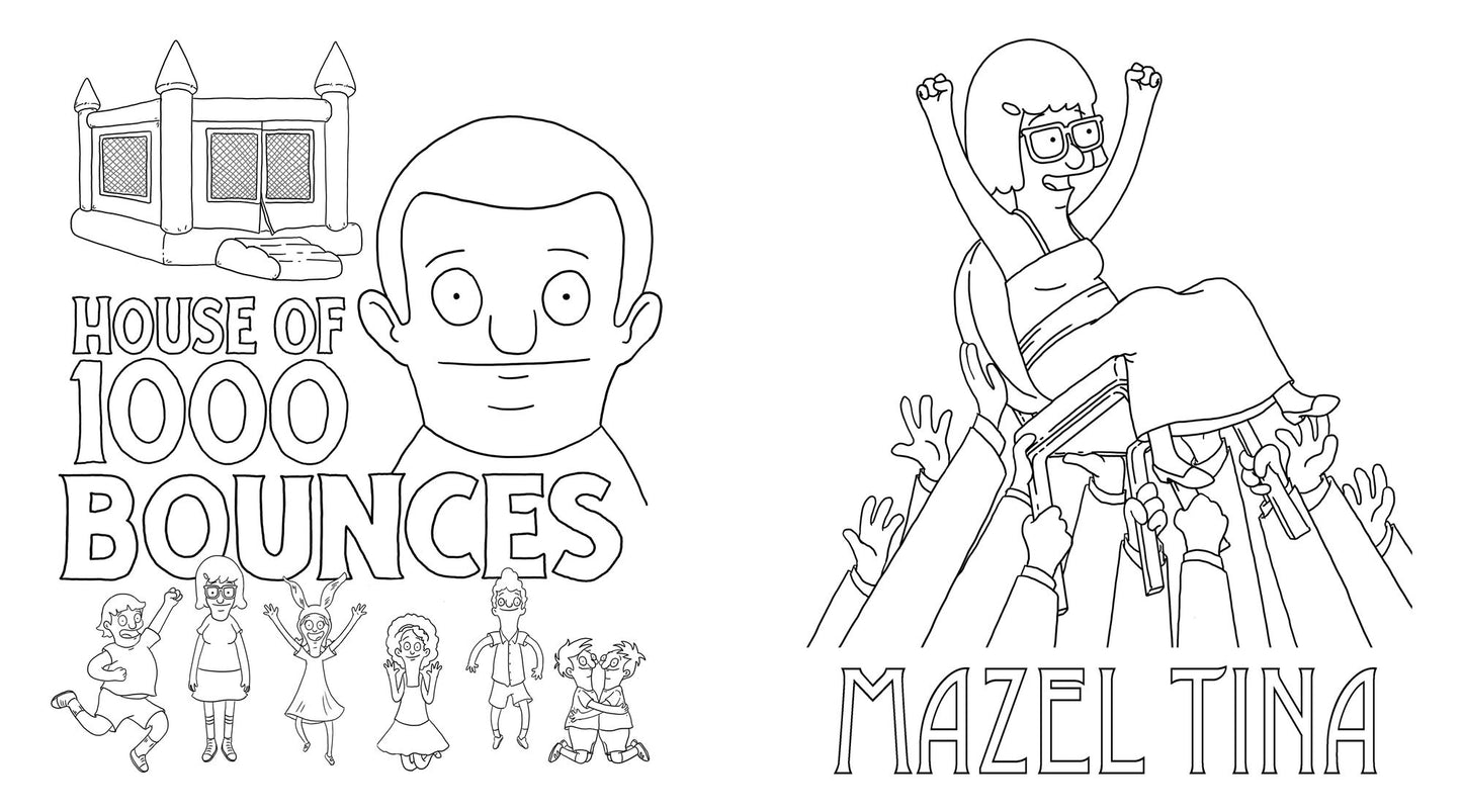 Official Bob's Burgers Coloring Book
