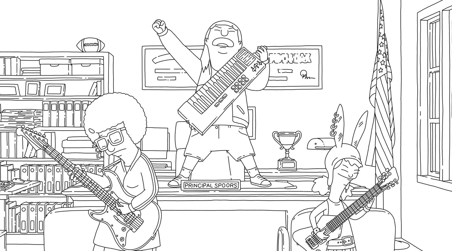Official Bob's Burgers Coloring Book