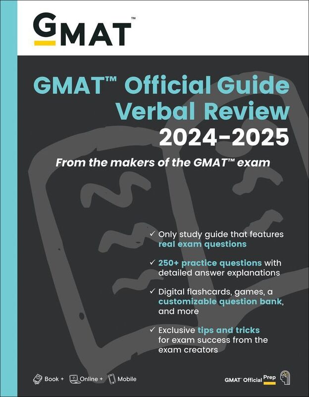 GMAT Official Guide Verbal Review 2024-2025: Book + Online Question Bank
