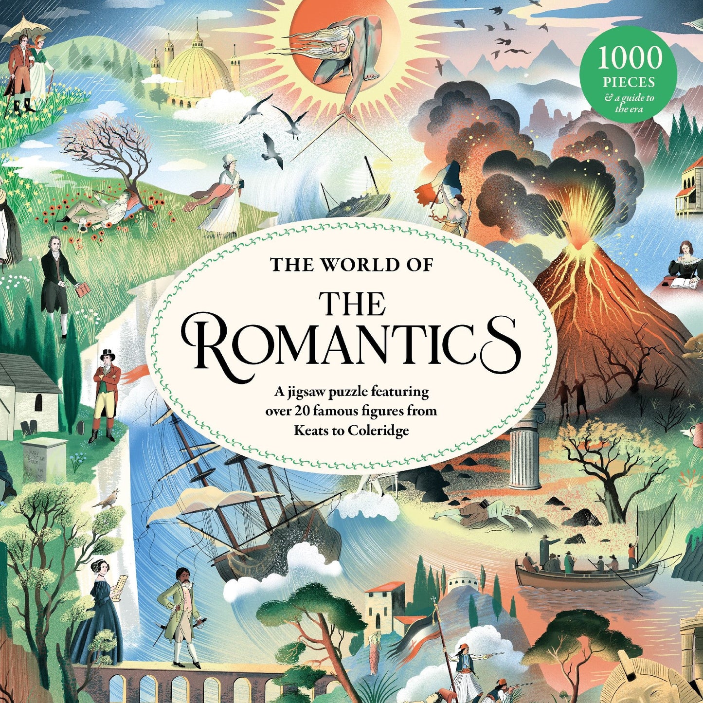 The World of the Romantics 1000 Piece Puzzle: A 1000-piece jigsaw puzzle