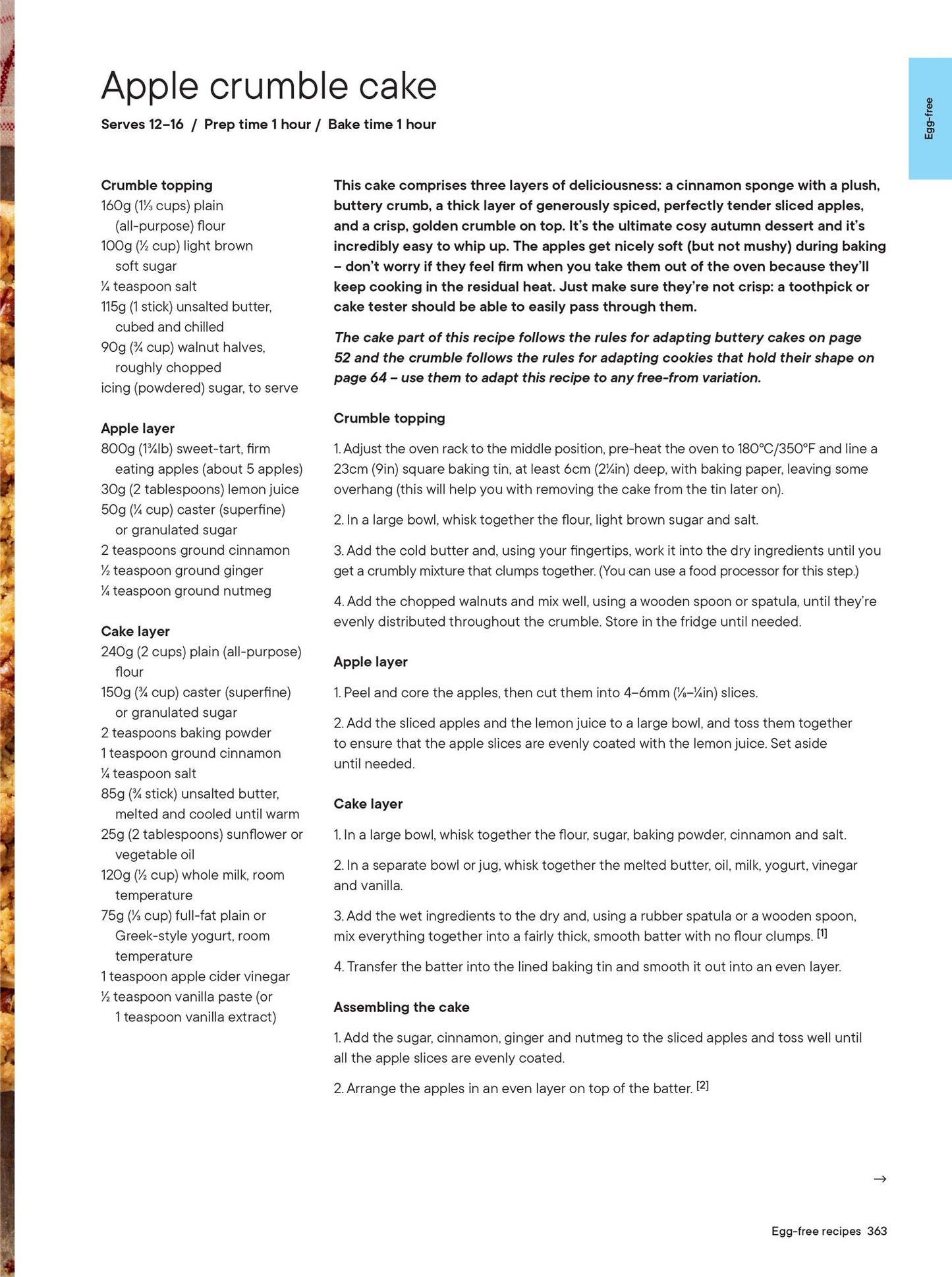 The Elements of Baking: Making any recipe gluten-free, dairy-free, egg-free or vegan