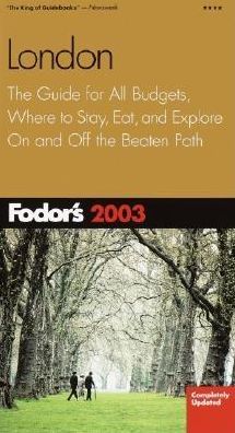 Fodor's London 2003