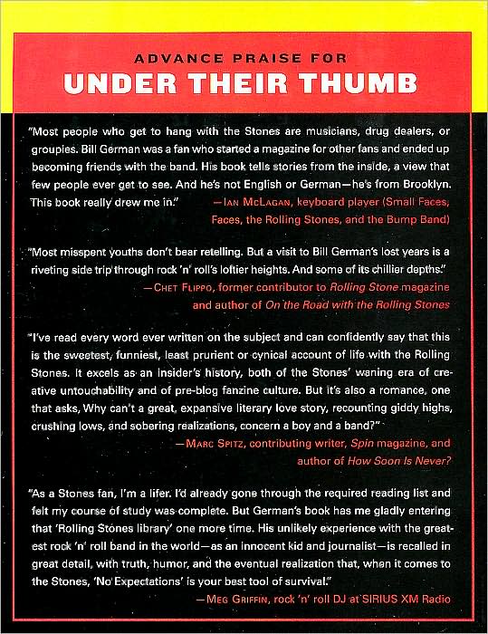 Under Their Thumb: How a Nice Boy from Brooklyn Got Mixed up with the Rolling Stones (and Lived to Tell about It)