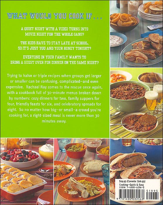 Rachael Ray 2, 4, 6, 8: Great Meals for Couples or Crowds