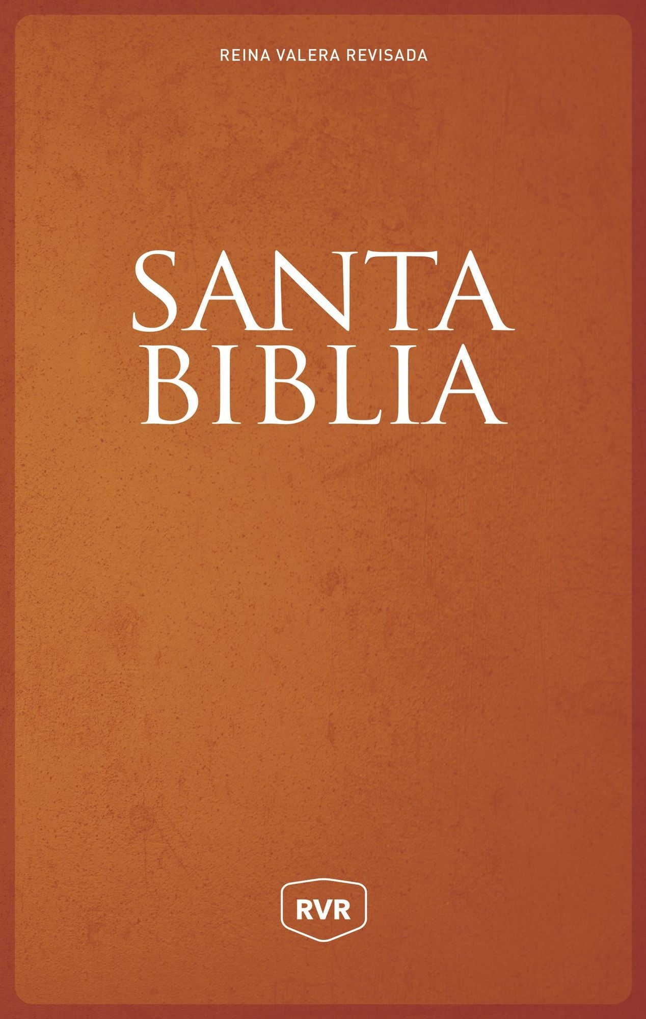 Santa Biblia Reina Valera Revisada RVR, Letra Grande, Tamano Manual, Letra Roja, Tapa Dura
