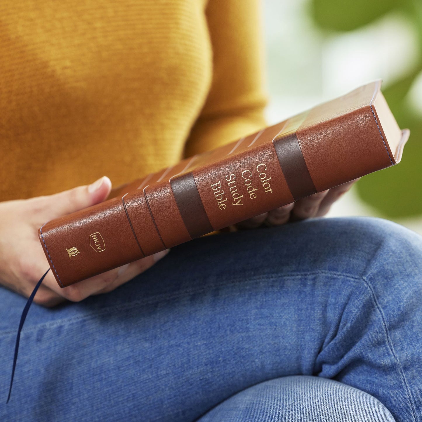 Color Code Study Bible, Revealing God's Truth Color by Color (NKJV, Brown Leathersoft, Red Letter, Thumb Indexed)