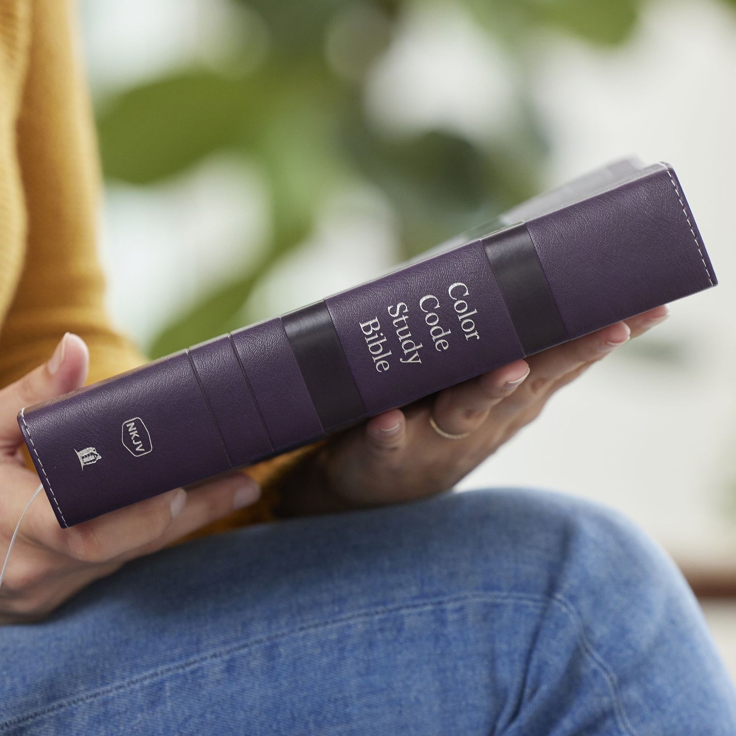 Color Code Study Bible, Revealing God's Truth Color by Color (NKJV, Purple Leathersoft, Red Letter)